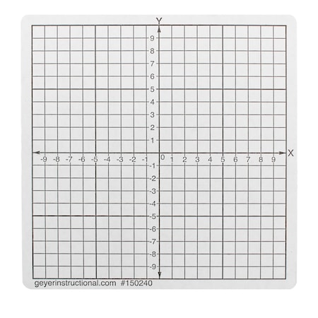 Graphing Stickers, Numbered Axis, PK500